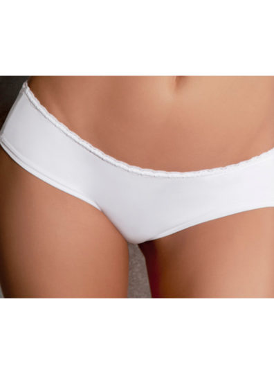 Culotte de microfibra y puntilla - Fiorina